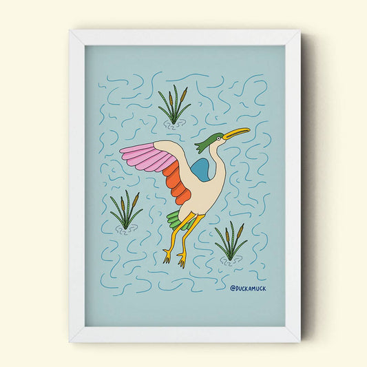 Womenmart Heron Print