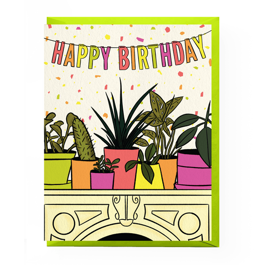 Womenmart House Plant Birthday Card