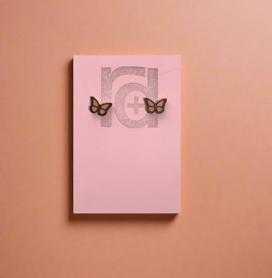Womenmart I Believe I Can Butterfly 3D Printed Earrings