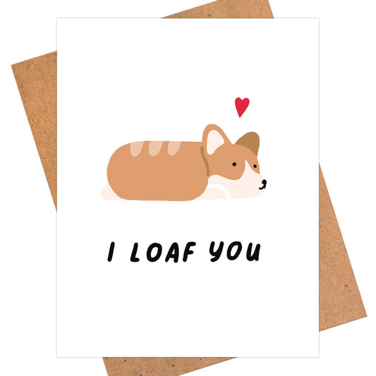 Womenmart I Loaf You Card