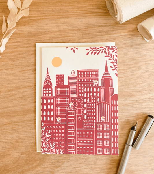 Womenmart Manhattan Skyline Greeting Card