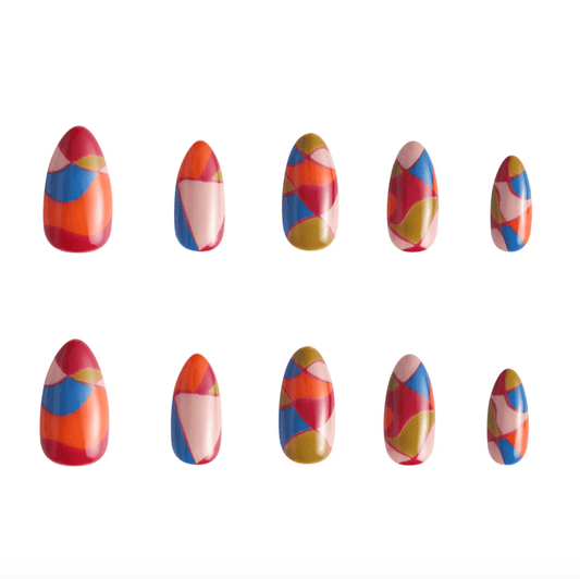 Womenmart Modern Lines Press On Nail Kit