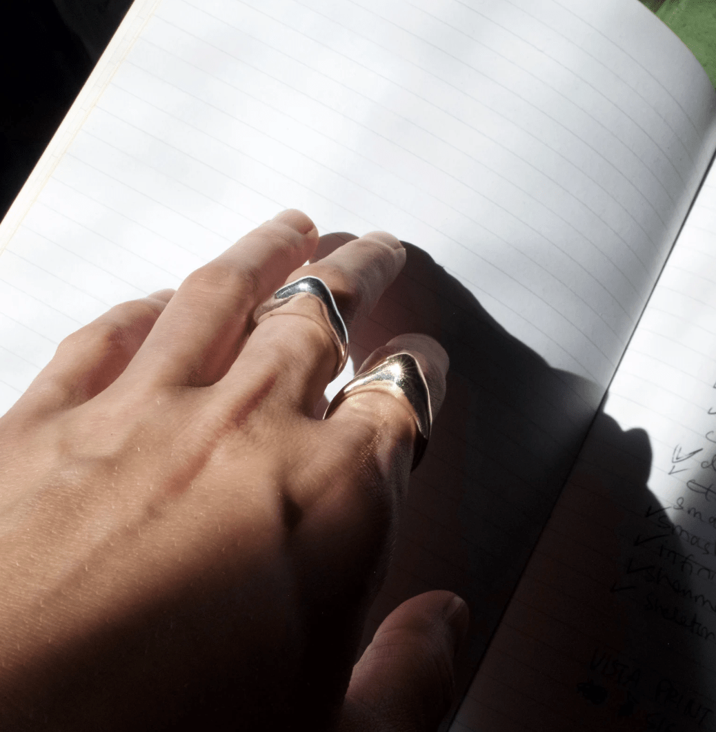 Womenmart Molten Ring Brass