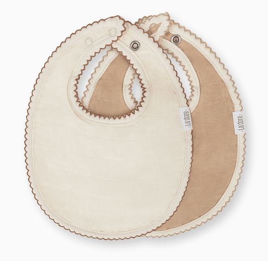Womenmart Muslin Bib Set Neutral