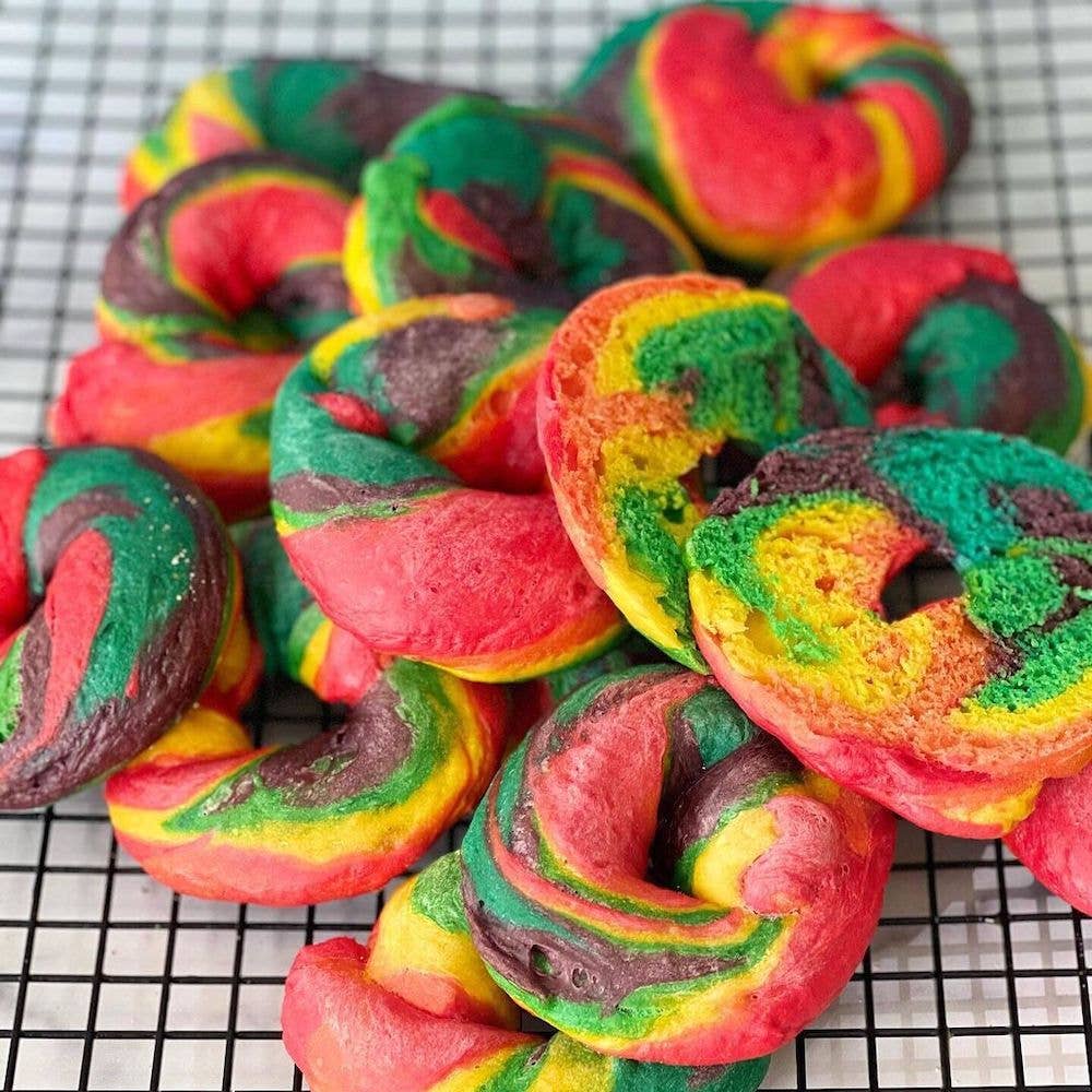 Womenmart Rainbow Bagel Making Kit view 3