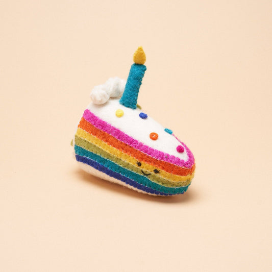 Womenmart Rainbow Birthday Dog Toy