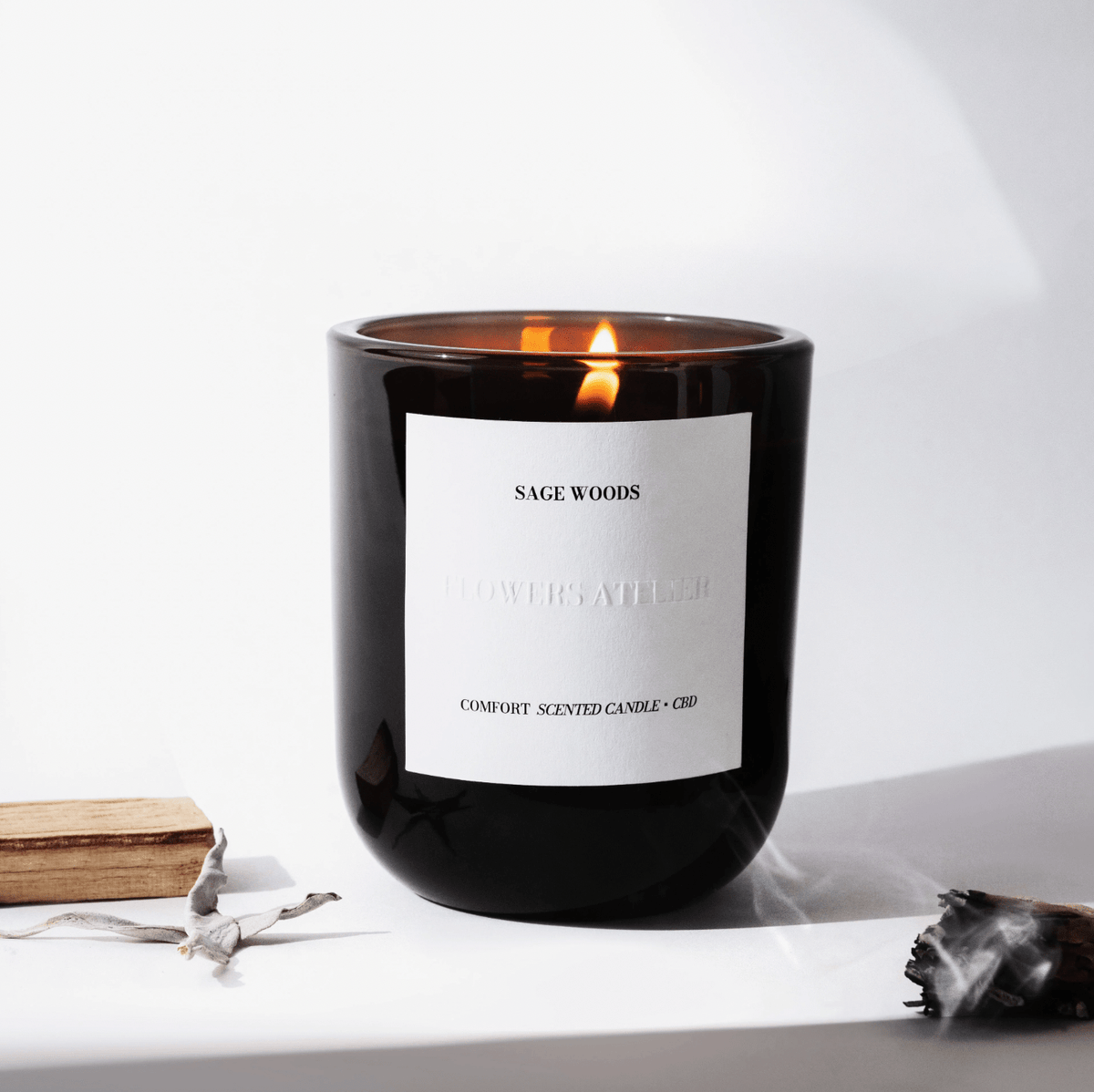 Womenmart Sage Woods Candle view 2