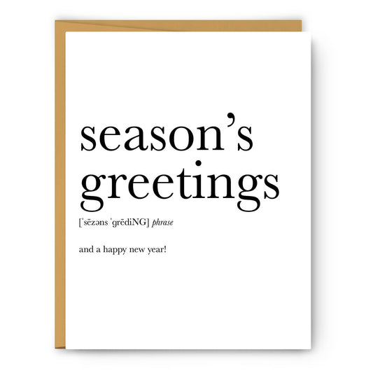 Womenmart Season's Greetings and a Happy New Year Card