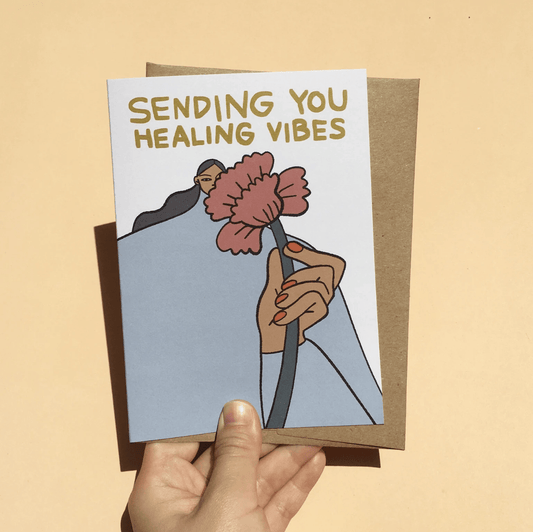 Womenmart Sending You Healing Vibes Card
