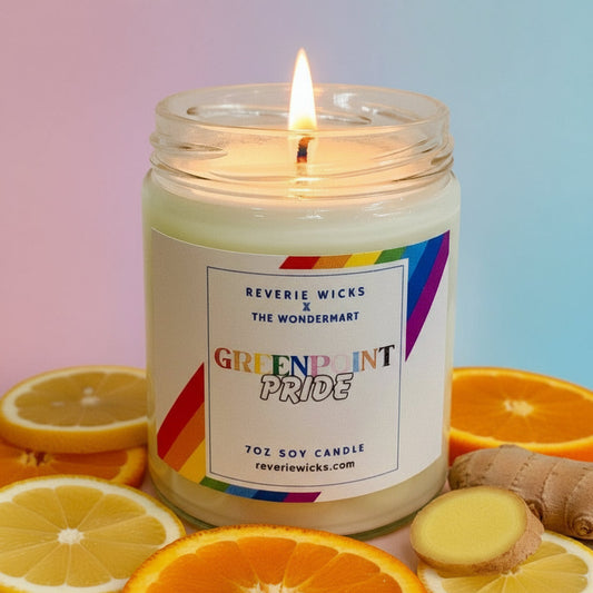 Womenmart Greenpoint Pride Candle