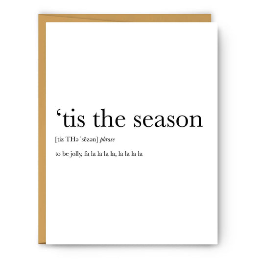 Womenmart Tis The Season To Be Jolly Card