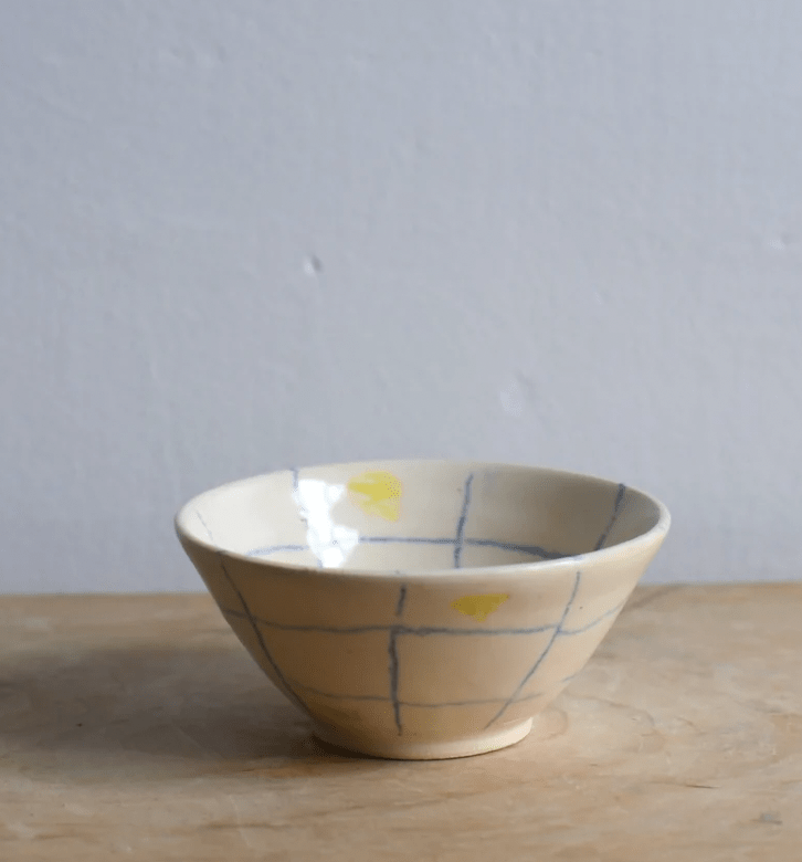 Womenmart Trinket Dish Blue Grid