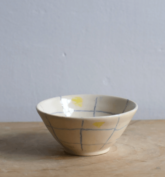 Womenmart Trinket Dish Blue Grid