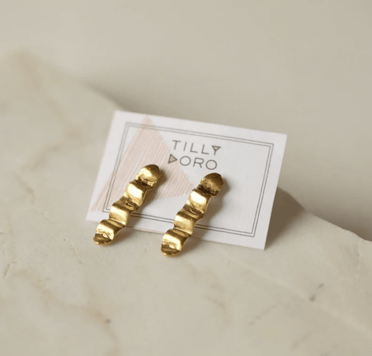 Womenmart Wave Stud Earrings