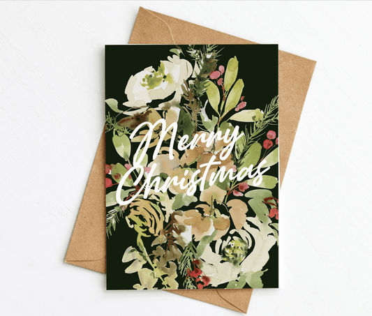 Womenmart Winter Bouquet Card