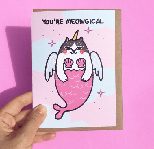 Womenmart You Are Meowgical Card
